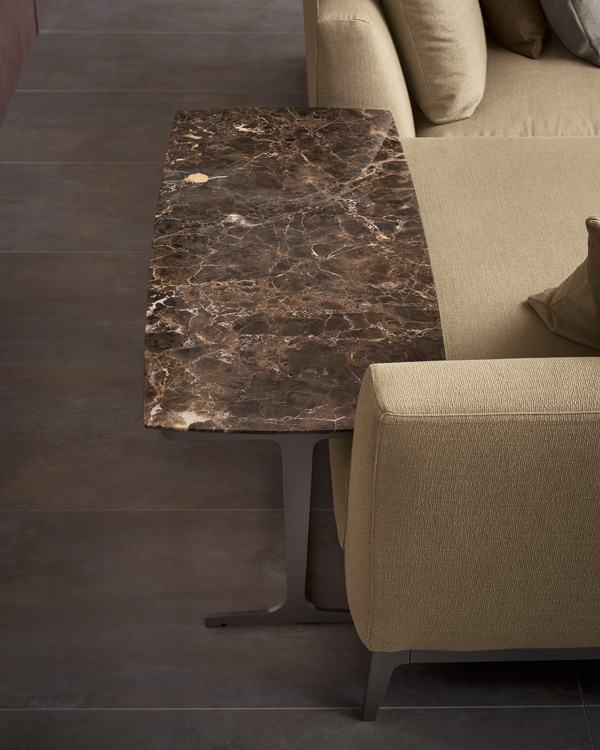 Flou novità 2015 Tavolini bassi per salone con marmo